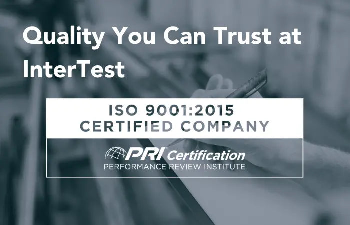 InterTest Receives ReCertification to ISO 9001:2015