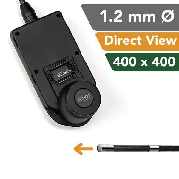 iShot Imaging Model E Non- Articulating 1.2 mm Direct View 400 pixel Video Borescope Probe- InterTest