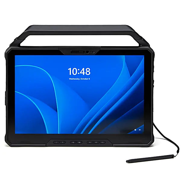 Dell Rugged Tablet for Cavitar Welding Camera front power on