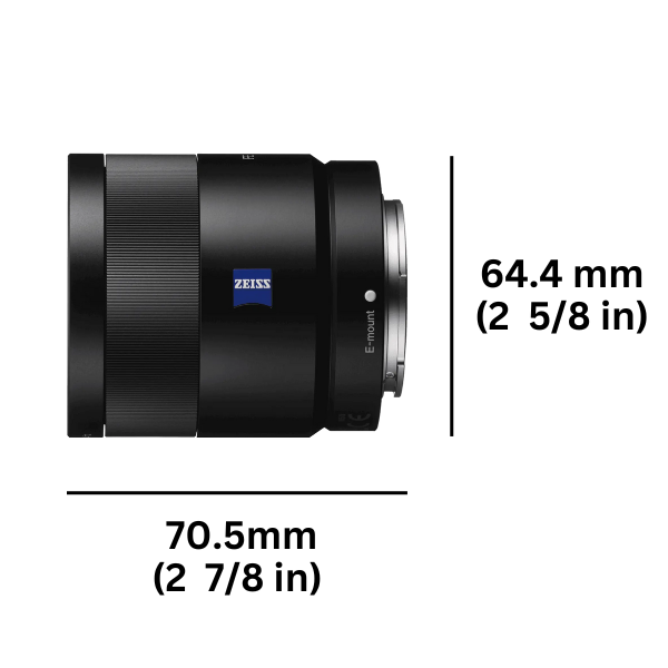 Sony ZEISS Sonnar T* FE 55mm f/1.8 ZA E-Mount Lens