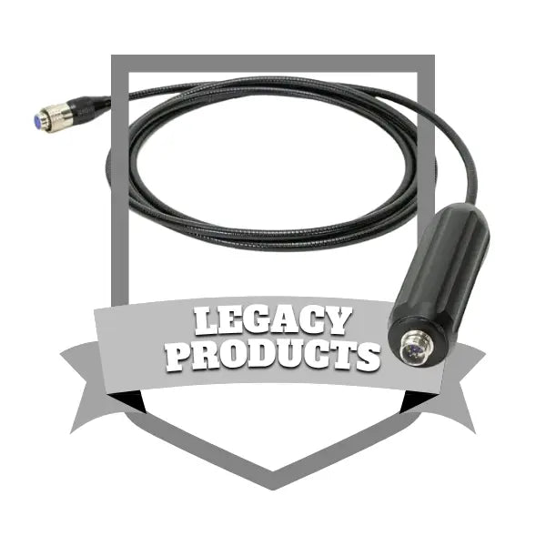video borescope wand labeled 'Legacy Products' on a white background