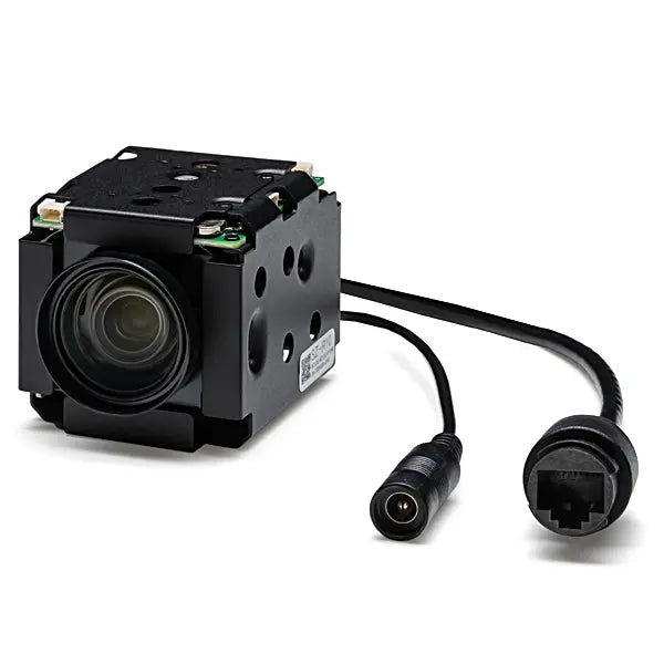 IMX662 10x Zoom Camera with IP Encoder plugs attached