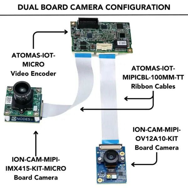 IONODES ION-CAM-MIPI-IMX415-KIT-MICRO 4K MIPI Dual Camera Diagram-InterTest