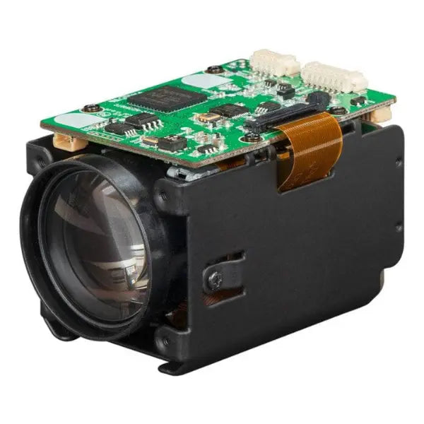 KT&C ATC-HZ7810C-A 10x Zoom Rolling Shutter Block Camera Angled Left- InterTest