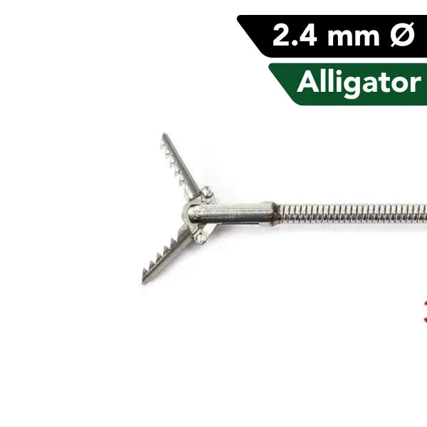 iGrab Micro Retrieval Tool 2.4 mm Alligator Jaw - InterTest