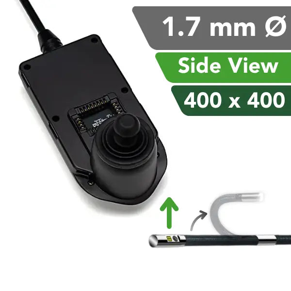 iShot Imaging Model E 1.7 mm Side View Articulating Borescope Probe - InterTest
