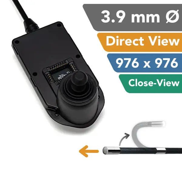 iShot Imaging Model E 3.9 mm Direct Close View with High Resolution Articulating Video Borescope | InterTest