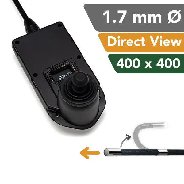outvisionVRscopeSE 本体・インターフェイス・動画セット iShot® Model E Articulating Video Borescope 1.7 mm OD Direct View - 40