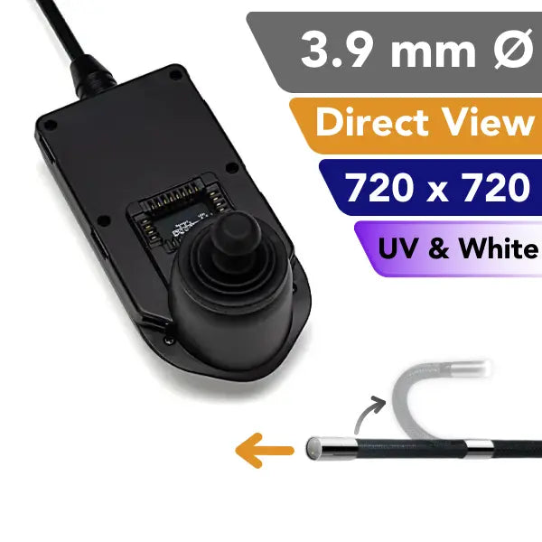 iShot Imaging 3.9 mm Direct View High Resolution UV and White Light Articulating Video Borescope | InterTest