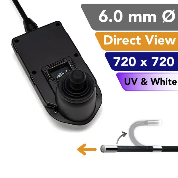 iShot Imaging 6.0 mm Direct View High Resolution Articulating Video Borescope with UV and White Light | InterTest