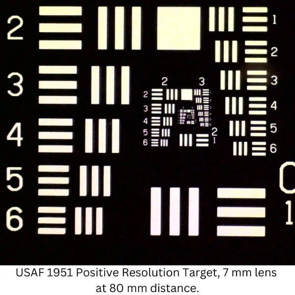 SeeUV® Motorized WebViewer® Attachment Postive Resolution Target- InterTest, Inc.
