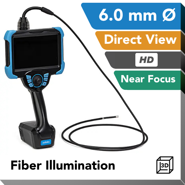Yateks Realta 3D Measurement Borescope 6.0mm Direct View HD Near Focus- InterTest