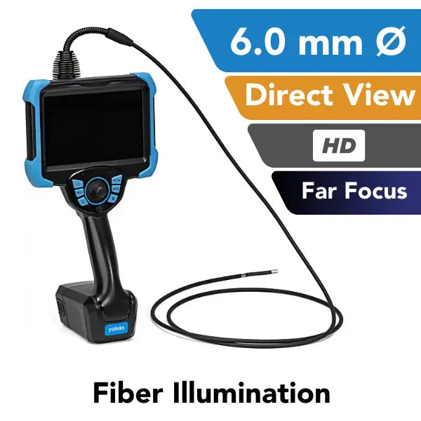 Yateks Realta Direct View High Definition Far Focus Fiber Illumination Handheld Borescope - InterTest