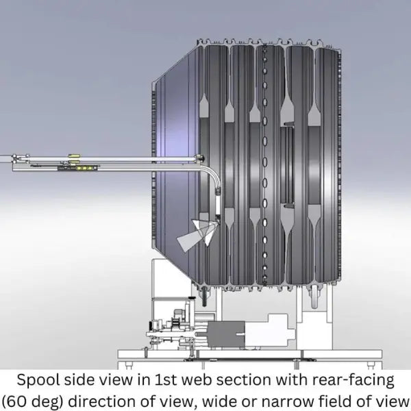 SeeUV® Free Standing WebViewer® (FSWV) System 60 DOV Spool Inspection Diagram- InterTest