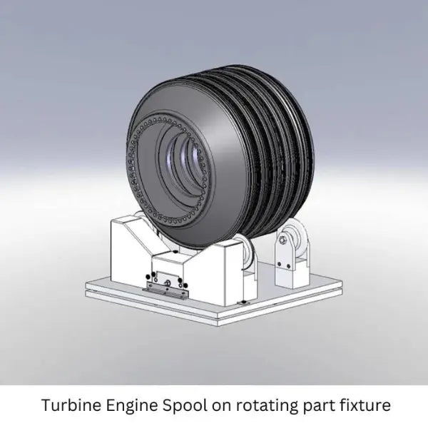 SeeUV® Free Standing WebViewer® (FSWV) System Turbine Engine Spool Diagram - InterTest