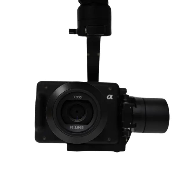 Sony ILX-LR1 Camera on UAV drone gimble Front View-InterTest