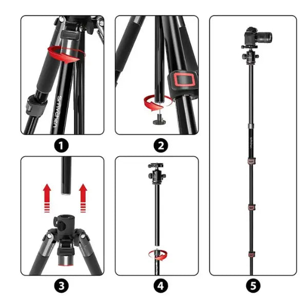 Tripod/Monopod Package for Cavitar Welding Camera Setup Instructions-InterTest
