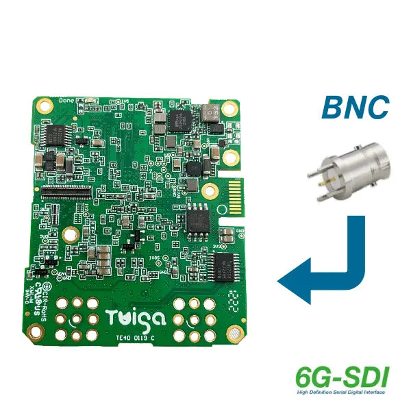 Twiga TV10 0080 6G-SDI Interface Board - BNC • InterTest