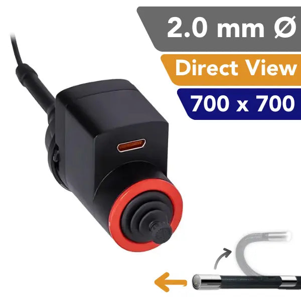 iShot Imaging Model VX 2.0 mm Direct View Borescope Probe - InterTest