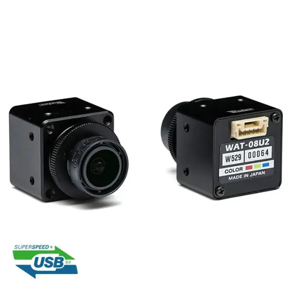 Watec WAT-08U2 Miniature Ultra Low-Light Color USB Camera Front and Back- InterTest