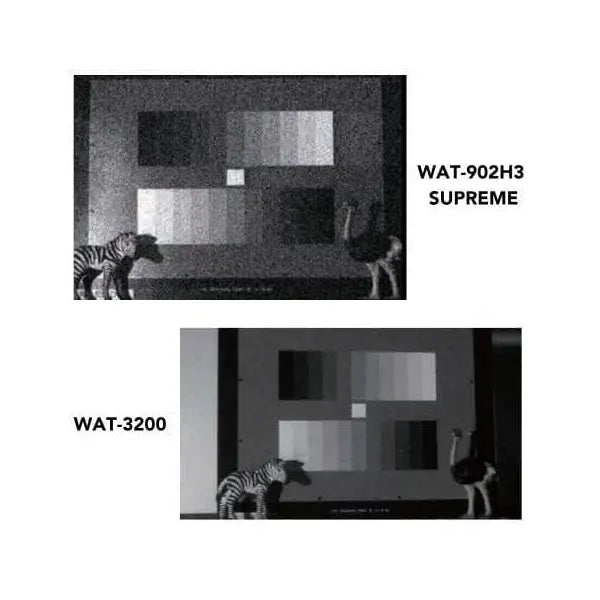 Watec WAT-3200 3G-SDI Black & White Low Light Camera Chart Comparison-InterTest