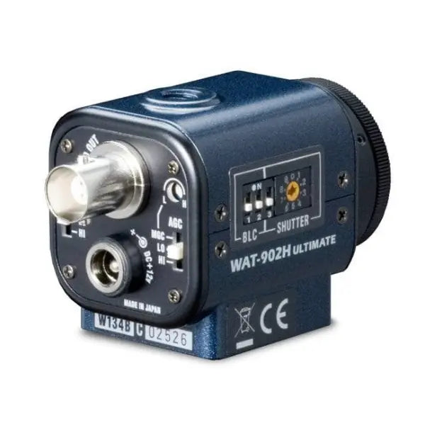 Watec WAT-902H2/3 Ultimate CCD Low Light Monochrome Camera Back Ports- InterTest