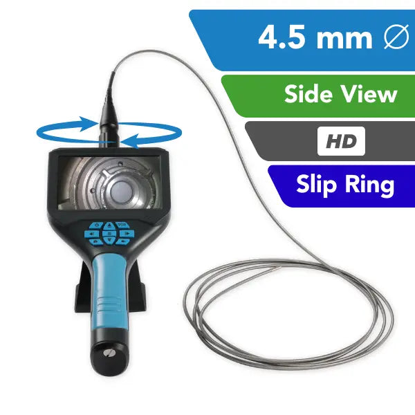 Yateks G Series Video Borescope 4.5 mm Side View with slip ring