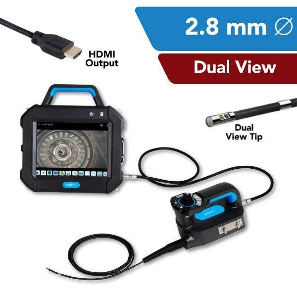 Yateks P+ Series Industrial Video Borescope 2.8 mm OD Dual View - InterTest, Inc.