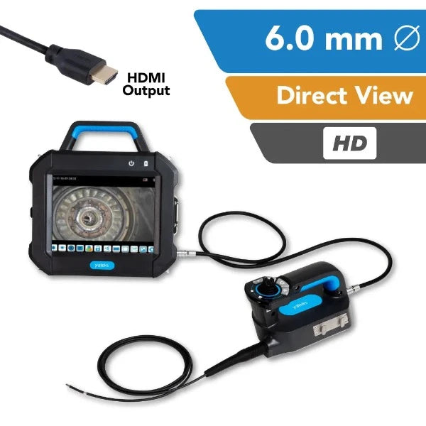 Yateks P+ Series Industrial Video Borescope 6.0 mm OD Direct View - InterTest, Inc.
