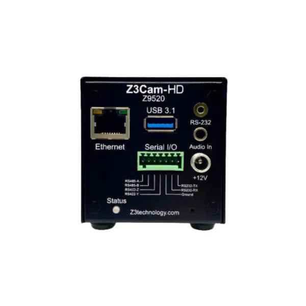 Z3Cam-HD Z9520 back panel