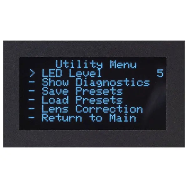 iShot QNHD Camera Control Unit w/ LED Output Menu- InterTest