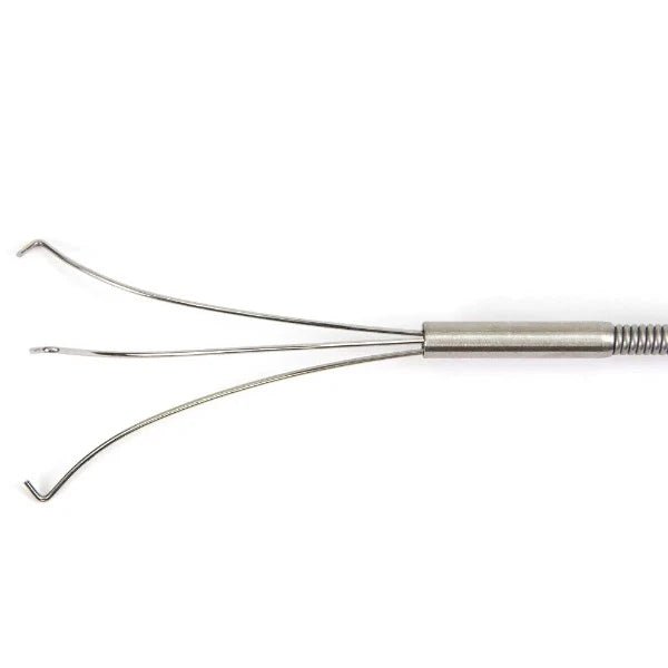 igrab 3 prong 4mm gripper FOD retrieval tool open view