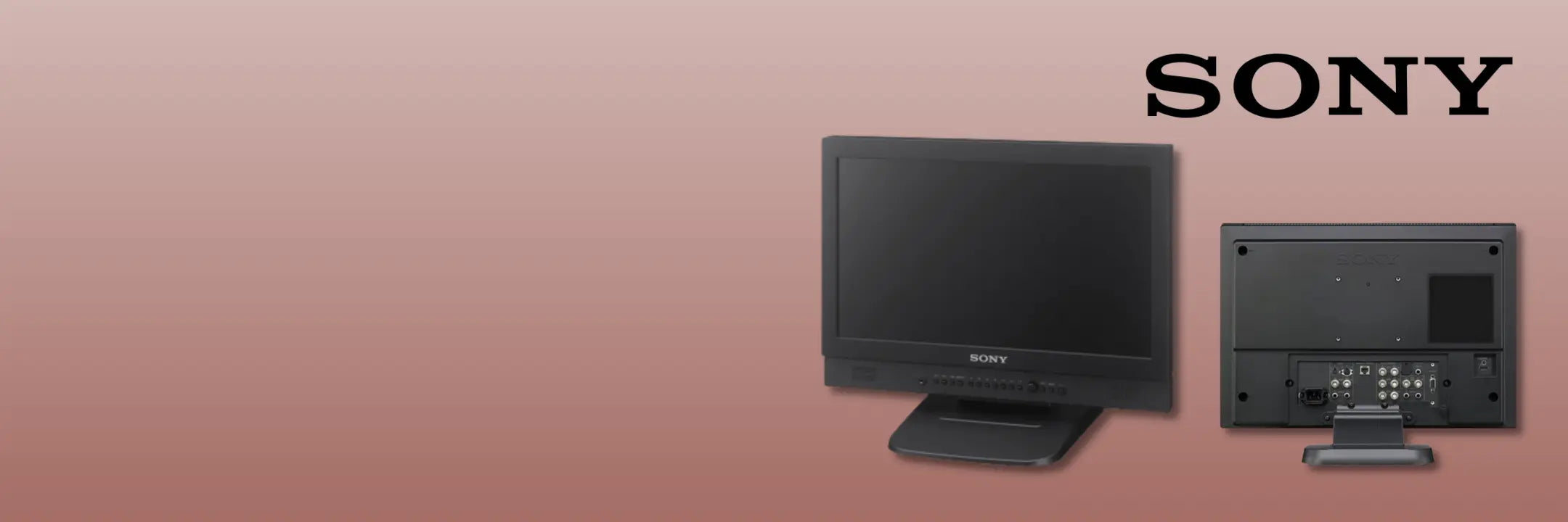 Sony monitors desktop banner