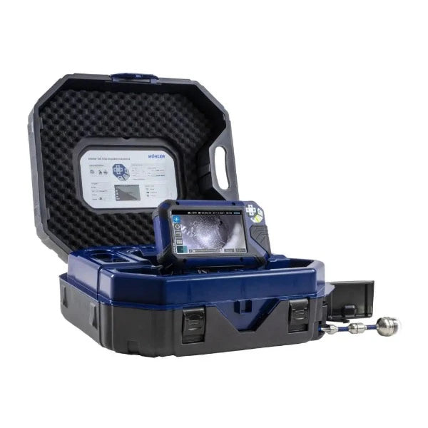 Wohler VIS 500 PLUS Camera Inspection System w/ 1.5" & 1" Camera Head and Locator in Carrying Case - InterTest, Inc.