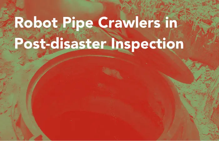 Sewer opening duotone "Robot Pipe Crawlers in Post-disaster Inspection"