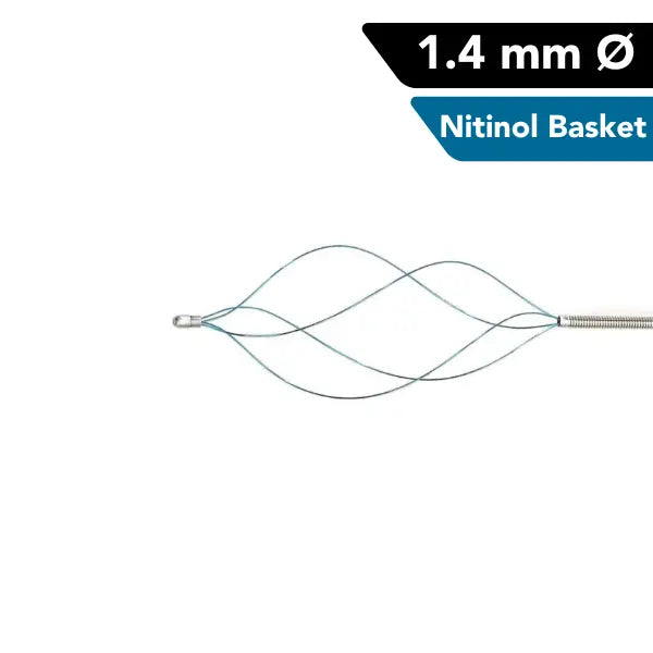 iGrab Micro Retrieval Tool 1.4 mm Spiral Nitinol Basket- InterTest