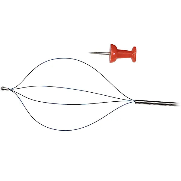 iGrab Oval Basket FOD Retrieval Tool Open with Push Pin Reference - InterTest