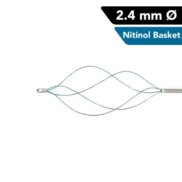 iGrab Micro Retrieval Tool 2.4 mm Spiral Nitinol Basket - InterTest