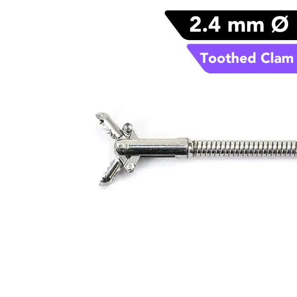 iGrab Micro Retrieval Tool 2.4 mm Toothed Clam Gripper- InterTest