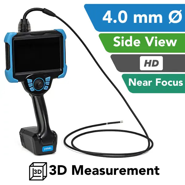 Yateks Realta 3D Measurement 4.0 mm Side View High Definition Near focus Handheld Video Borescope - InterTest