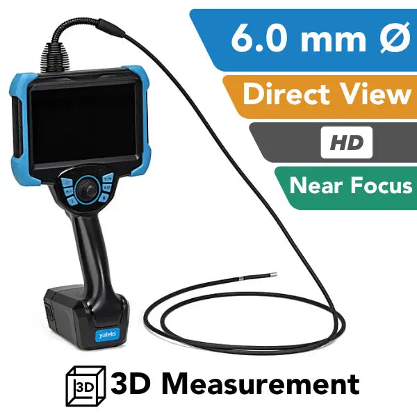 Yateks Realta 3D Measurement Borescope 6.0mm Direct View HD Near Focus- InterTest