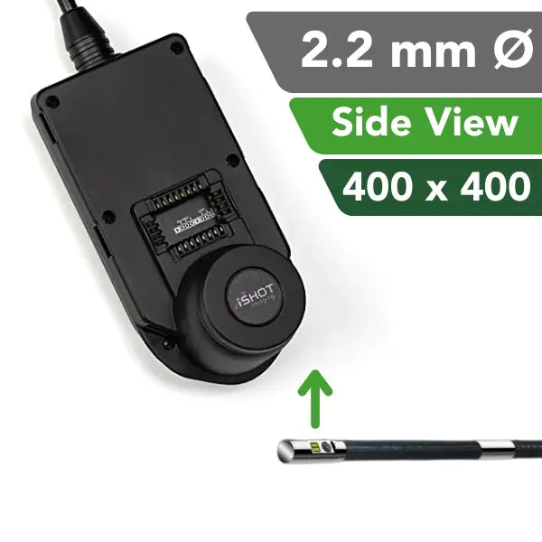 iShot Imaging Model E 2.2mm Side View 400 Pixel Video borescope Probe - InterTest