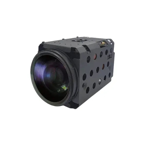 Black OEM KT&C camera lens module on a white background