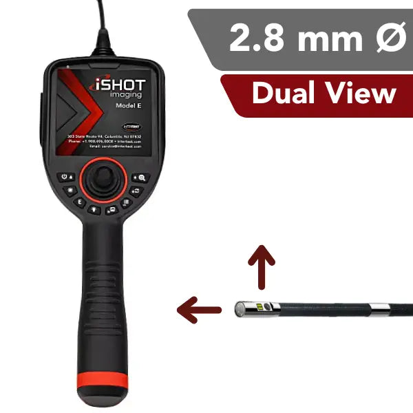 iShot Imaging Model E 2.8 mm Dual View Industrial Handheld Videoscope- InterTest