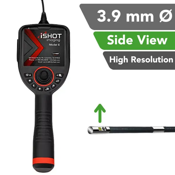 iShot Model E 3.9 mm Side View High Resolution Industrial Video Borescope- InterTest