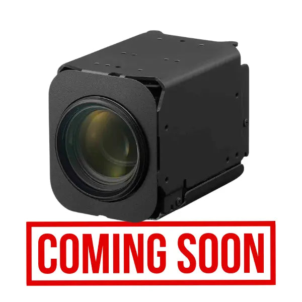 Sony FCB-ER9100 4K60P block camera module with 10× optical zoom lens, wide angled view