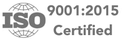 ISO 9001:2015 certification badge