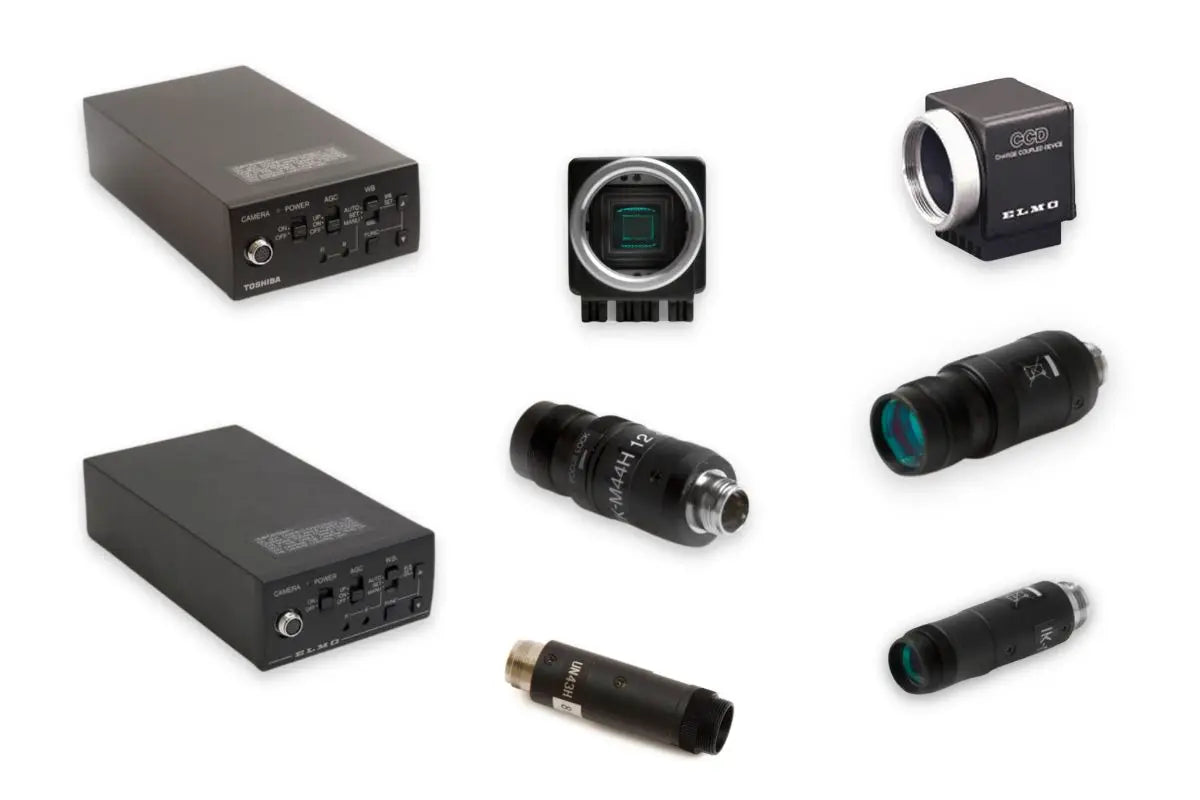 ELMO and Toshiba Legacy Micro Color Cameras and Camera Control Units