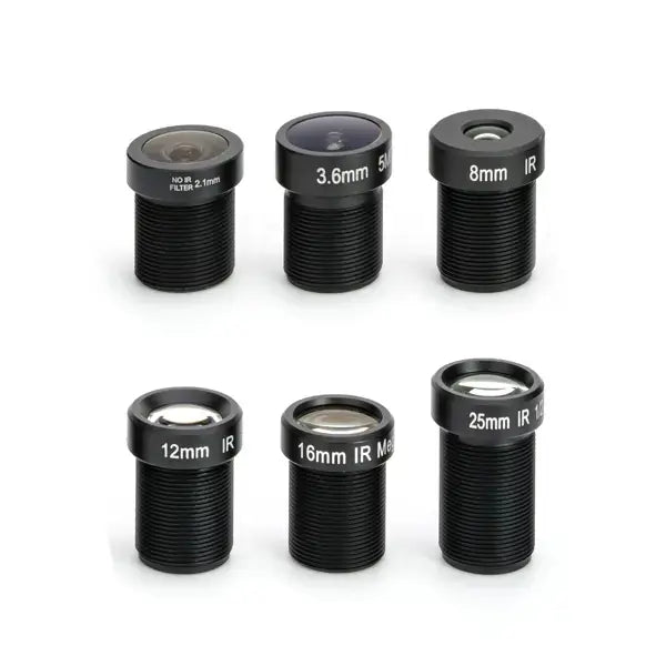 Interchangeable M12 lenses for Custom WAT-05U2