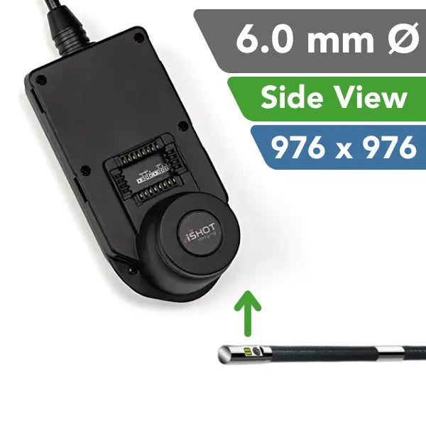 iShot Model E 6.0 mm Side View 976 pixel Non-Articulating Video Borescope Probe - InterTest